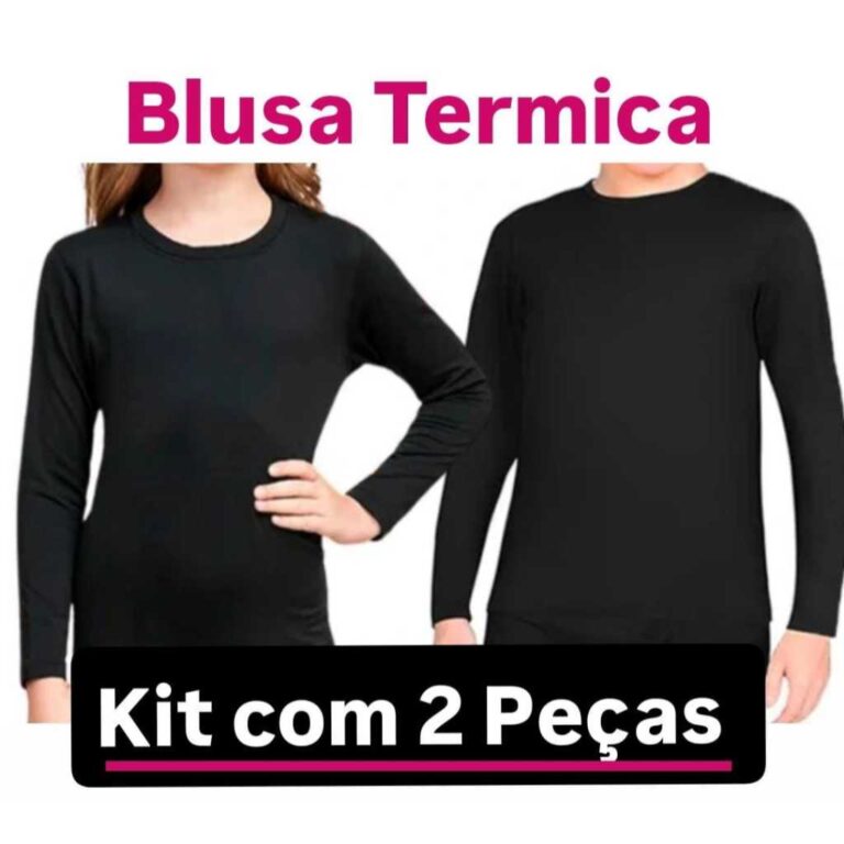 Kit Com 02 Peças Térmico Pelúciado segunda pele