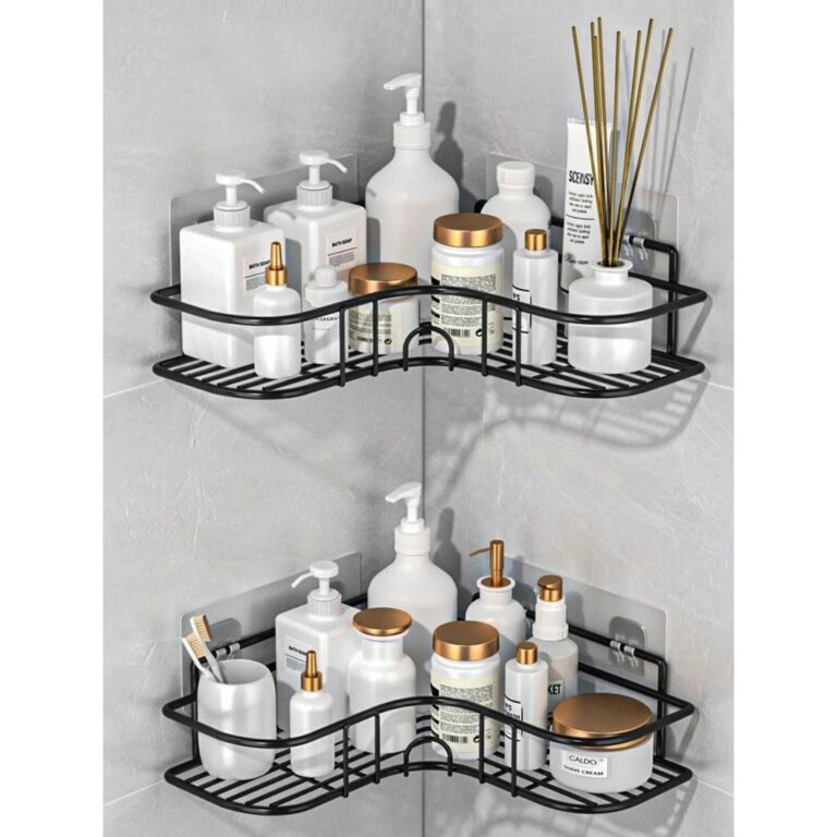 1 ou 2 Prateleiras De Banheiro Suporte Shampoo Org