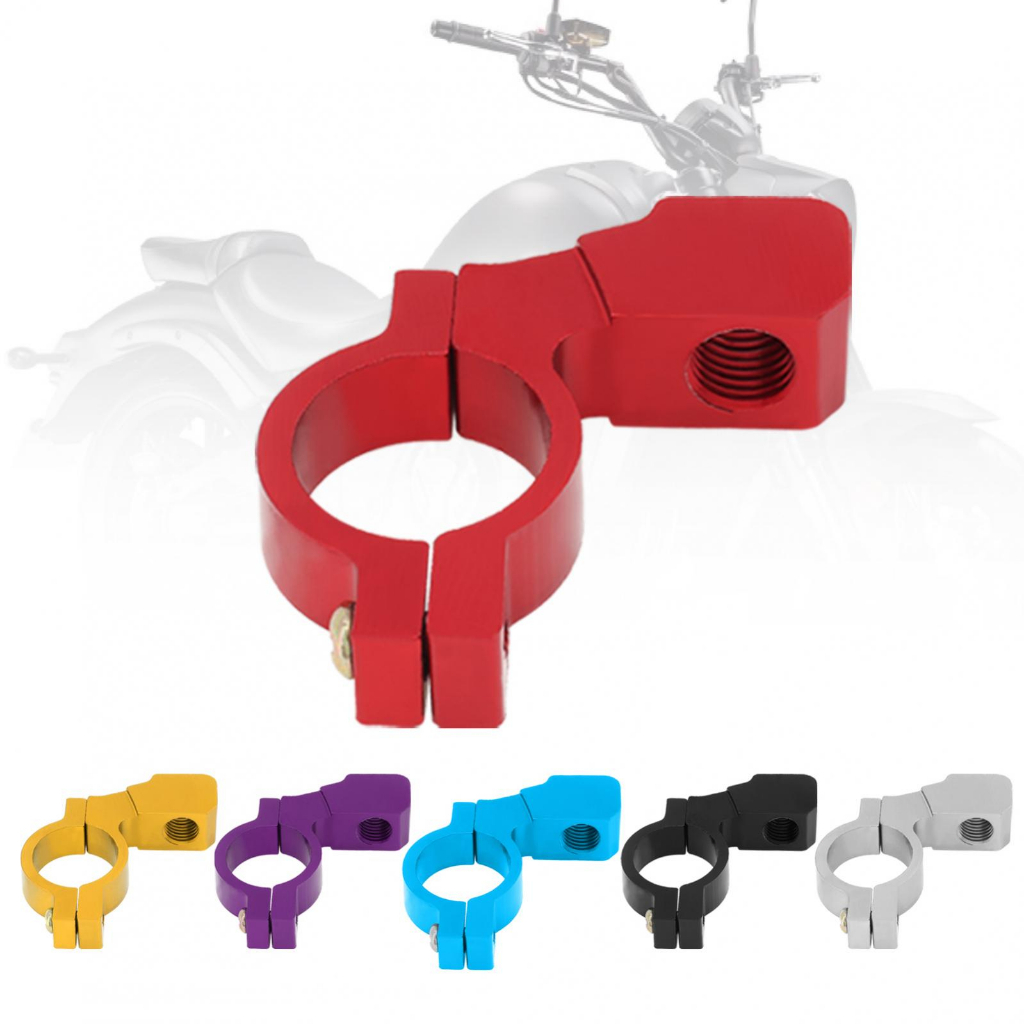 Universal Motocicleta Retrovisor Espelho Código Retrorefletor Do Assento ATV Suporte Adaptador De Mo
