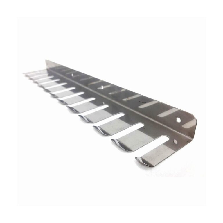 Porta Espeto De Parede Inox 12 Espetos, Grande 