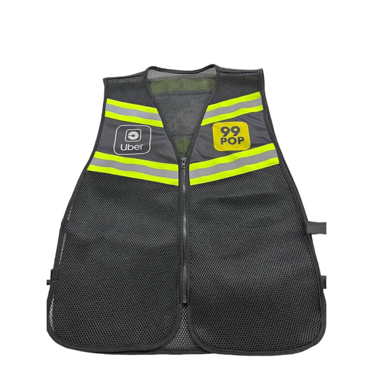 Colete para motoqueiro motoboy uber 99 faixa refle