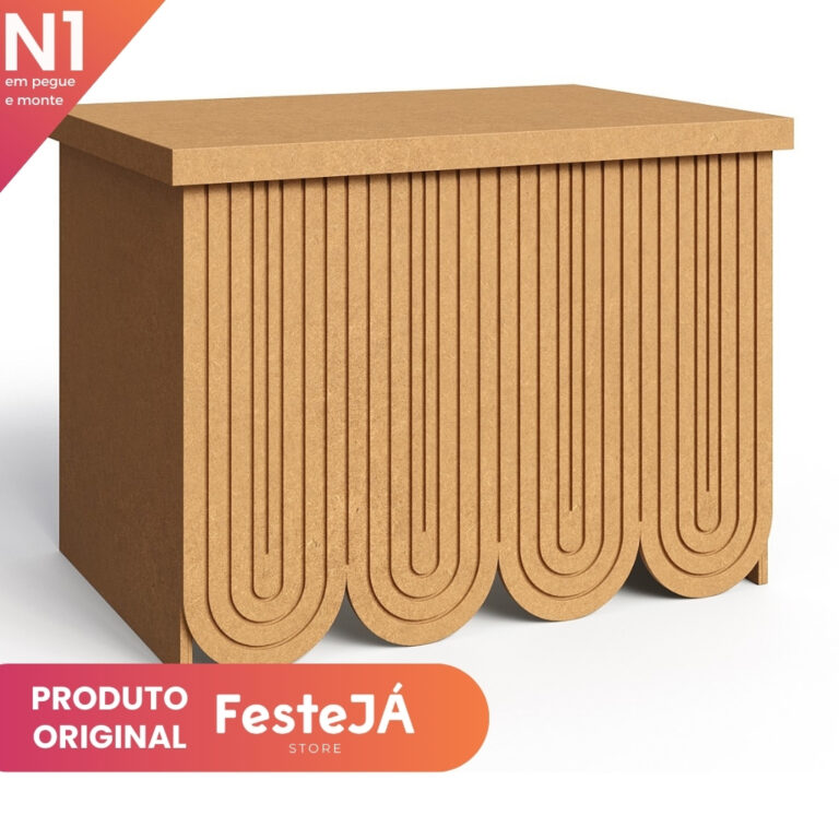 Mesa Arco Iris Babado Mdf Decoração De Festa Cen