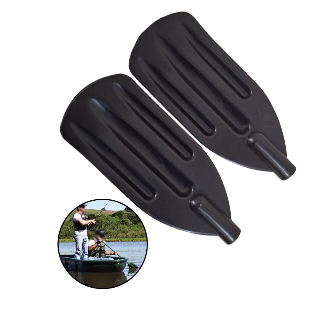 Kit Pá de Remo Preto Universal para Caiaque ou Remo de Pesca (2 unidades)