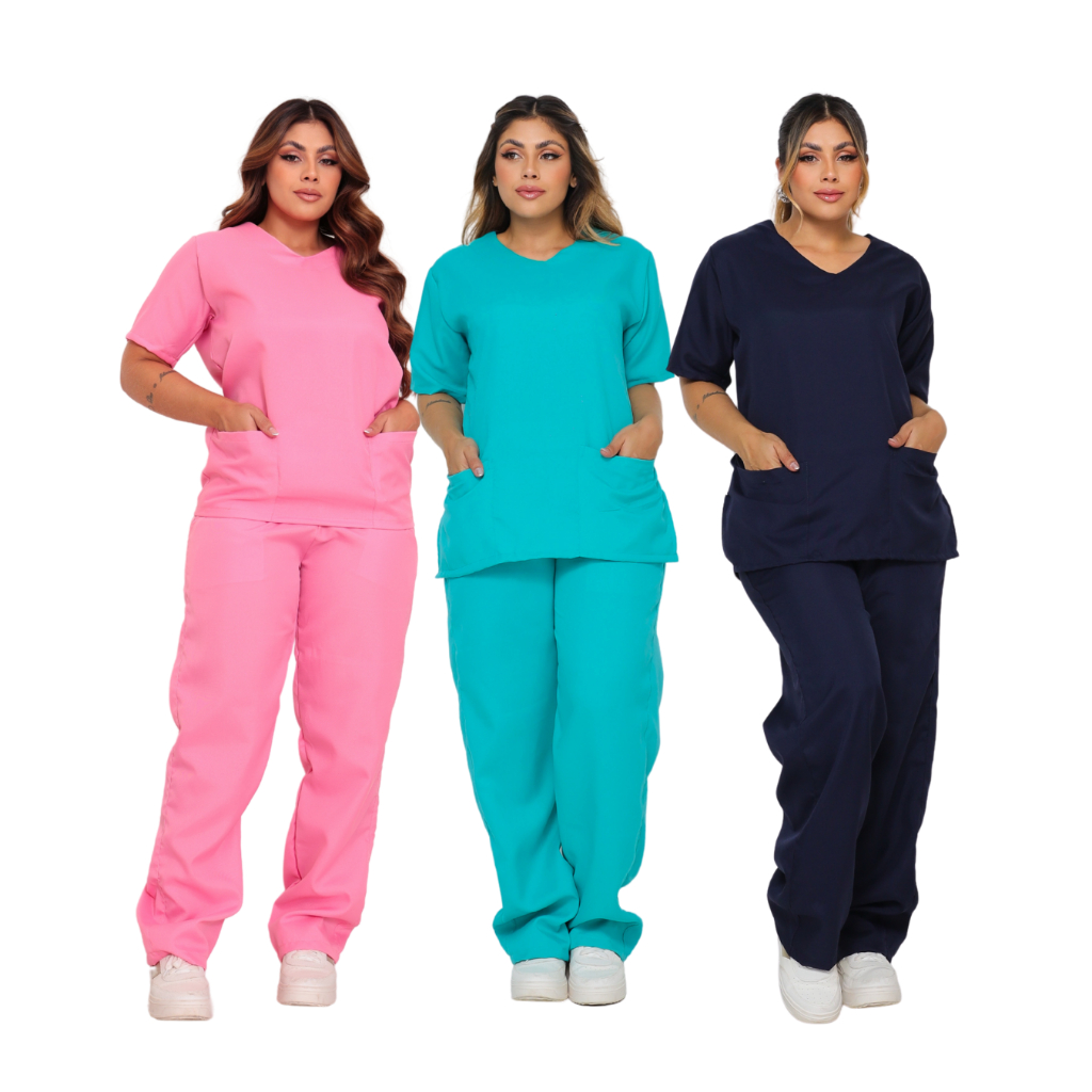 Conjunto Pijama Hospitalar Feminino Scrub ENVIO IMEDIATO