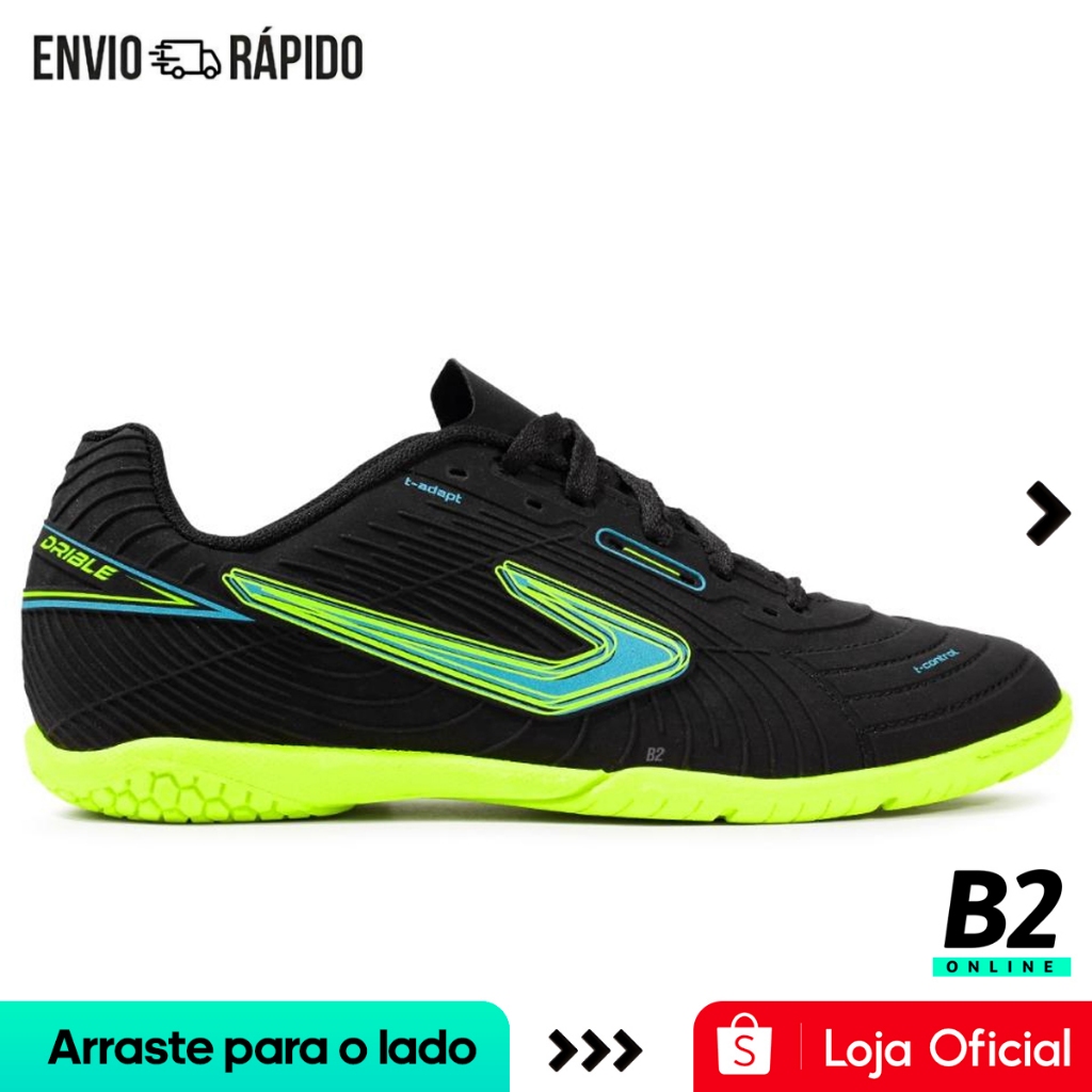 Chuteira Futsal Topper Top Drible VI Masculina Original Com Nota Fiscal e Garantia