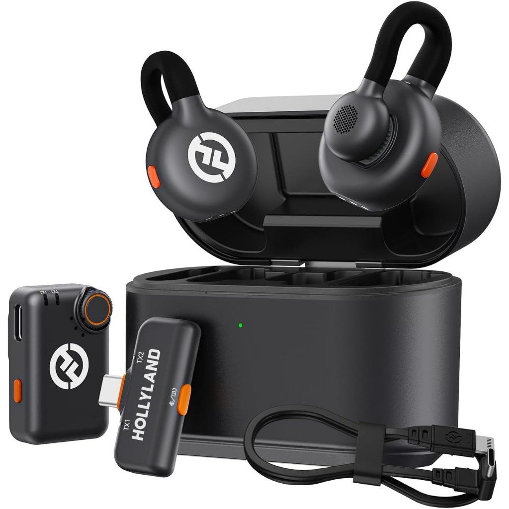 Microfone Lapela Hollyland Lark M2S Combo