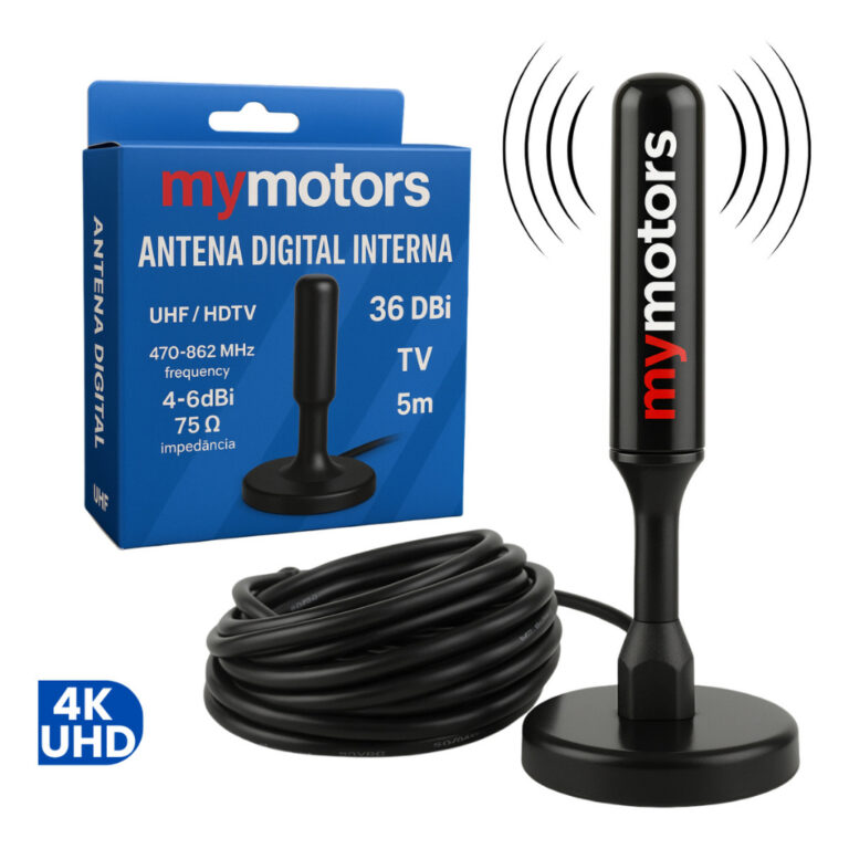 Antena Digital 5m 4K HD HDTV UHF Para TVS Smart LG