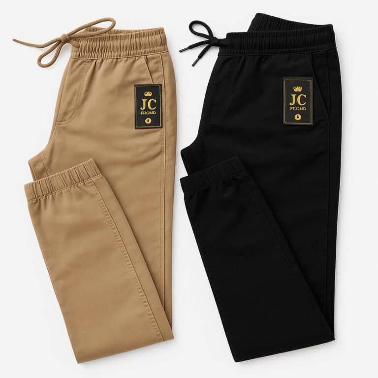 KIT 2 Calças Jogger Masculina com punho Linha Pre