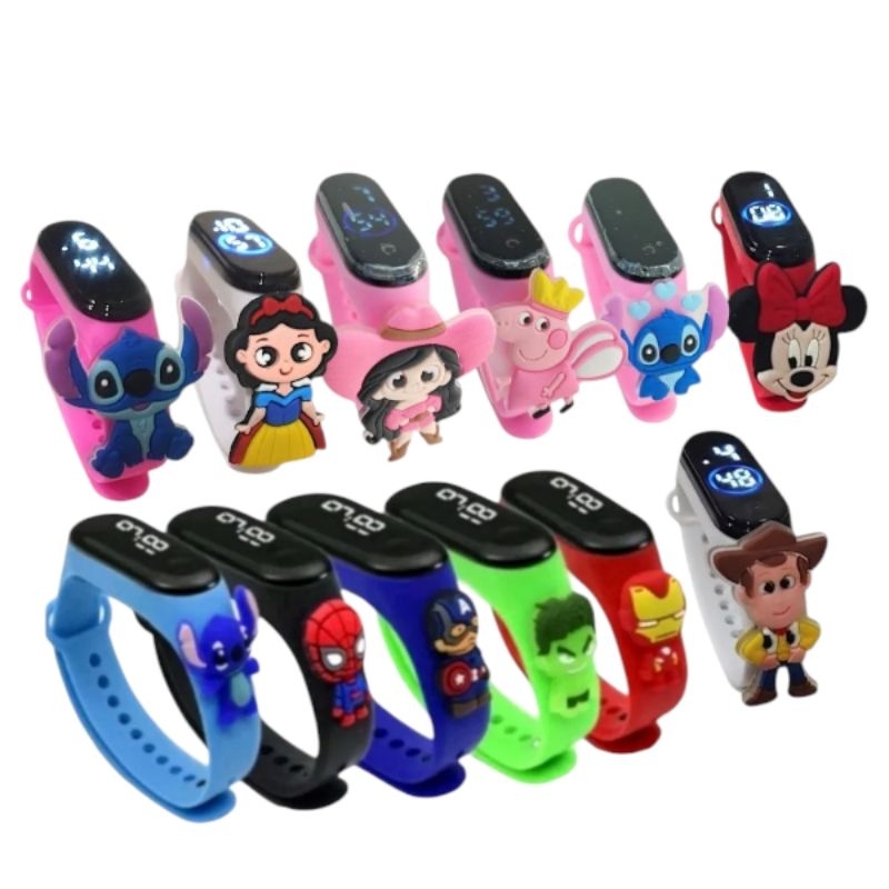 relógio digital LED aprova Dagua /relógio infantil /menino/menina/relógios Digital infantil