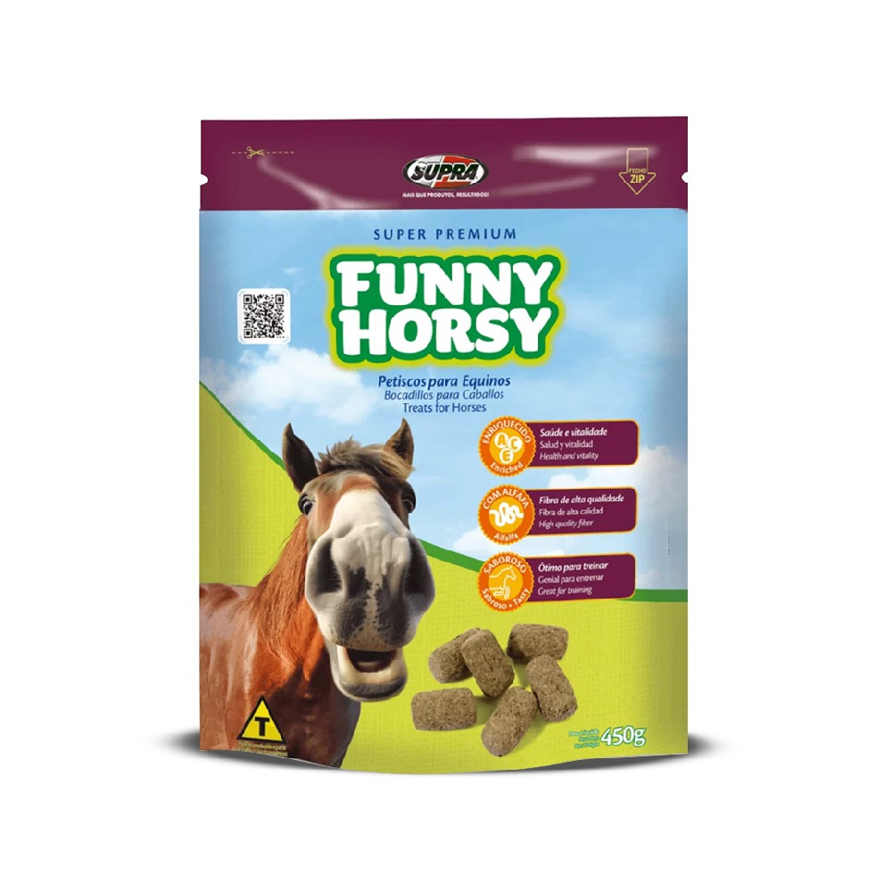 Funny Horsy Petisco para Equinos Super Premium 450g Supra