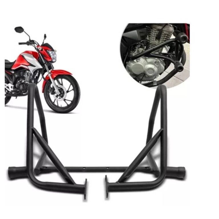 PROTETOR CARENAGEM MOTOR CG TITAN 160 PRETO
