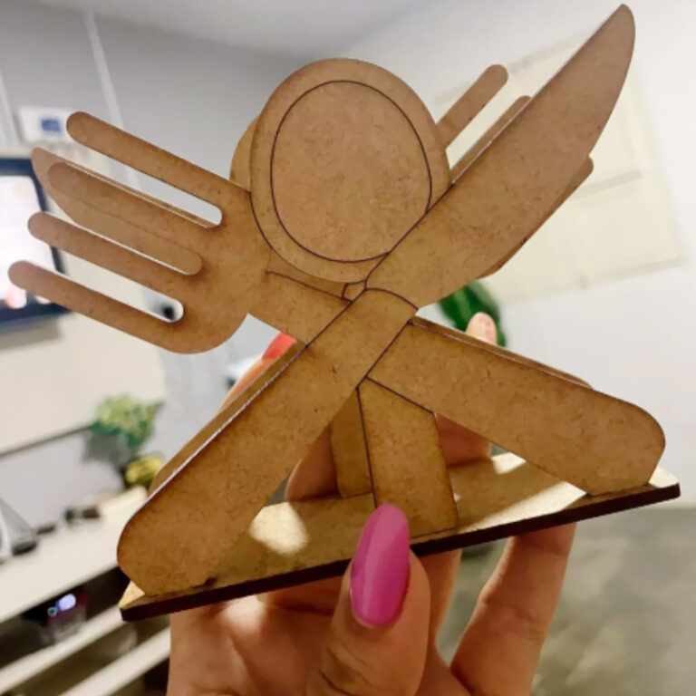 Kit 10 Porta Guardanapos Talheres Ecolume MDF R