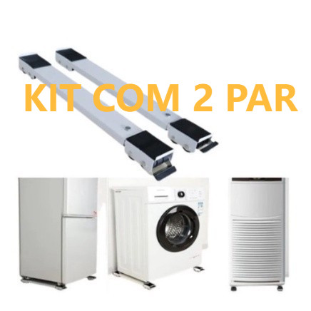 KIT 2 Suporte De Aluminio Para Geladeira Fogão E 