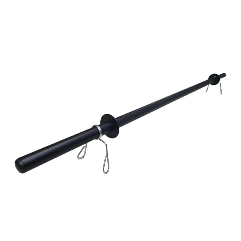 Barra reta body pump 120 cm com par de presilhas f