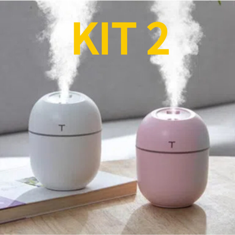 KIT 2 Umidificador Atomizador De Ar Doméstico Por