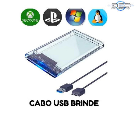 Case Externa para HD/SSD – Compatível com X