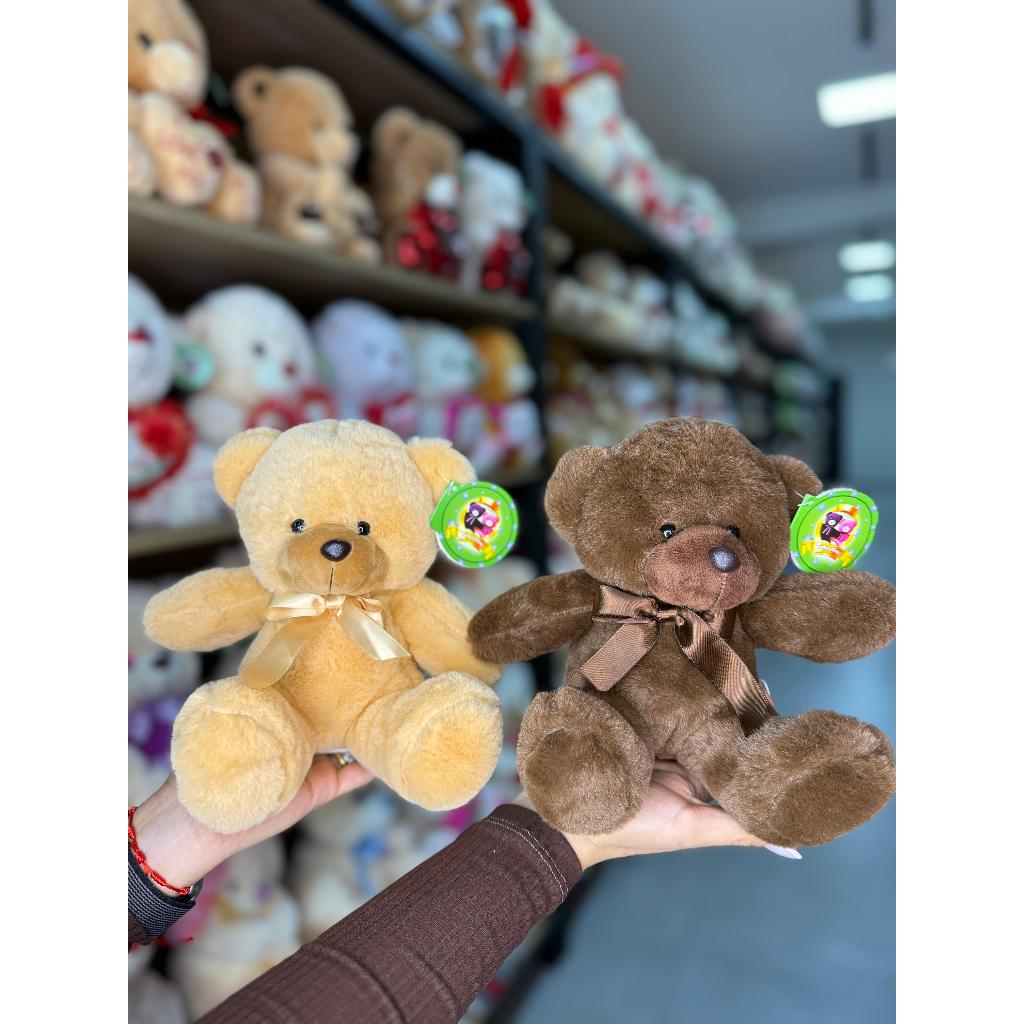 Ursinhos de Pelucia Varias Cores 15cm com Laço – Lembrança, cestas de presente, decoraçao
