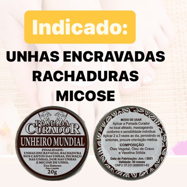 POMADA CURADOR UNHEIRO MUNDIAL 20g