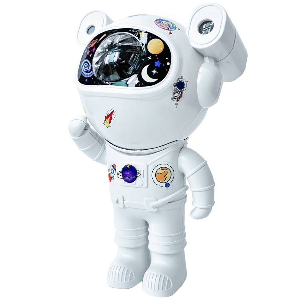Astronauta Galaxy Projetor Noite Luz Céu Estrelado Estrela com BLUETOOTH  LED com som YB