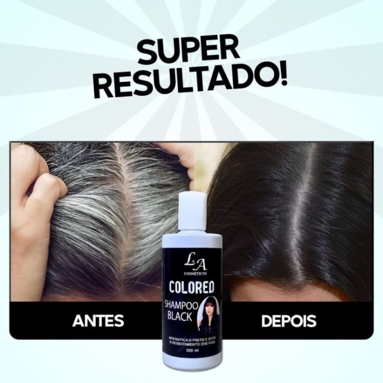 Shampoo Escurecedor Cabelos Brancos Tonalizante Co