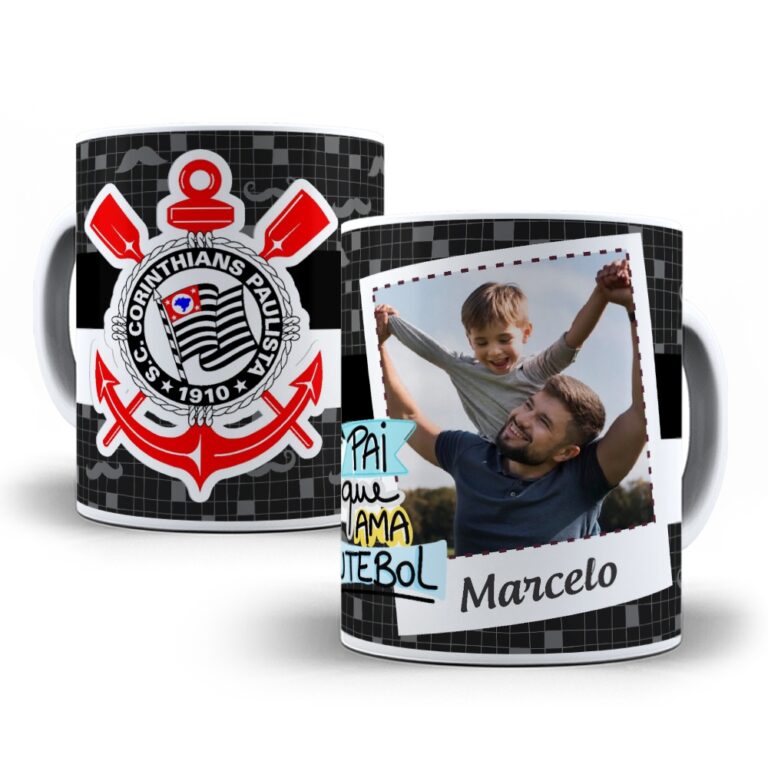 Caneca Personalizada com Foto e Nome(Pai que ama F