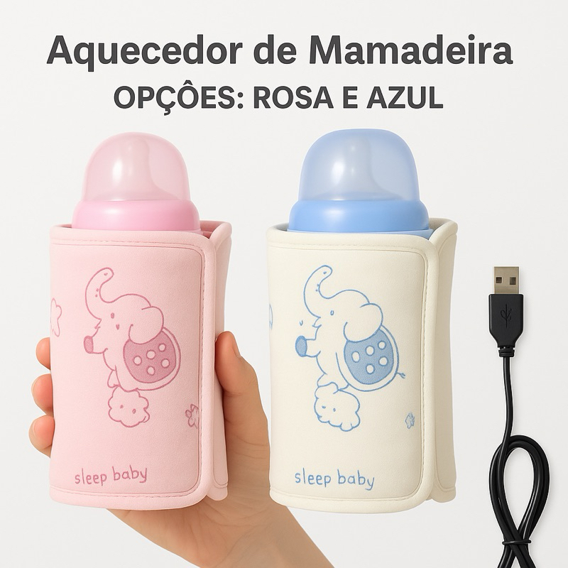 Aquecedor de Mamadeira USB Baby  Praticidade para o Dia a Dia