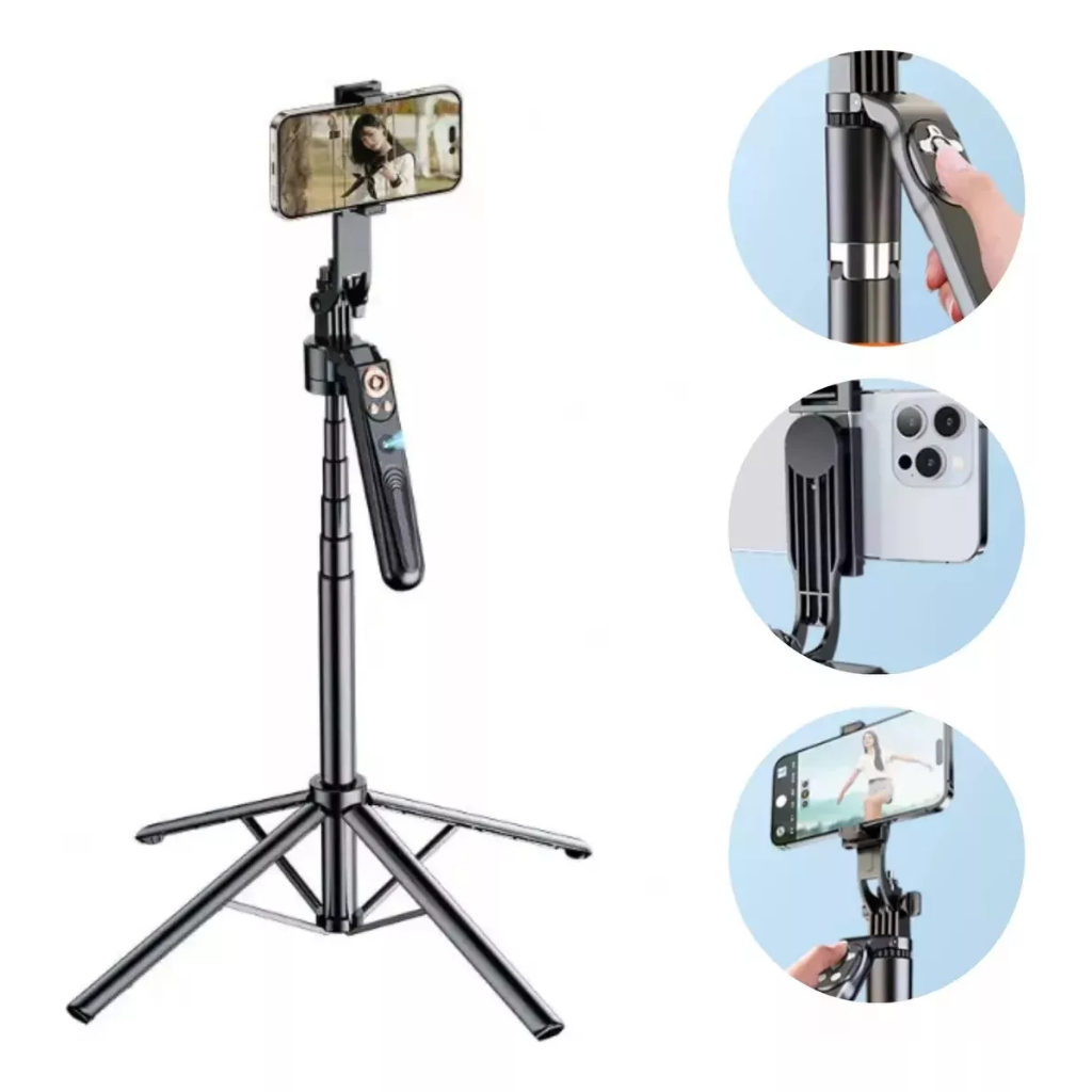 Tripé Estabilizador Inteligente Peining  ORIGINAL com Rastreamento Facial e Controle Remoto Sem Fio