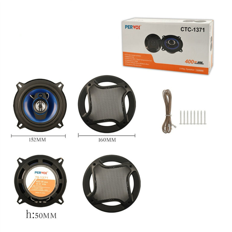 kit contém 2 alto-falantes de 5 polegadas de eixo