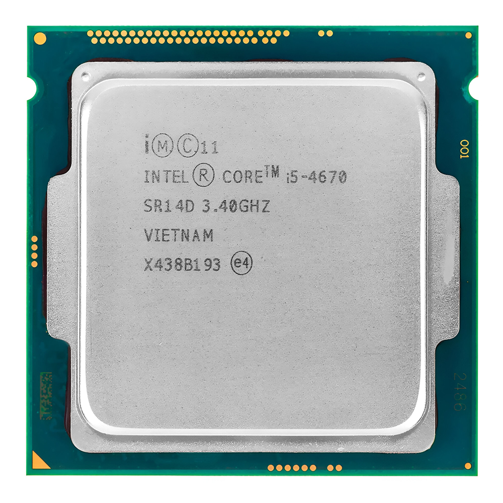 Processador Intel Core i5-4670 3.4GHz Quad-Core 4. Geração  Socket 1150
