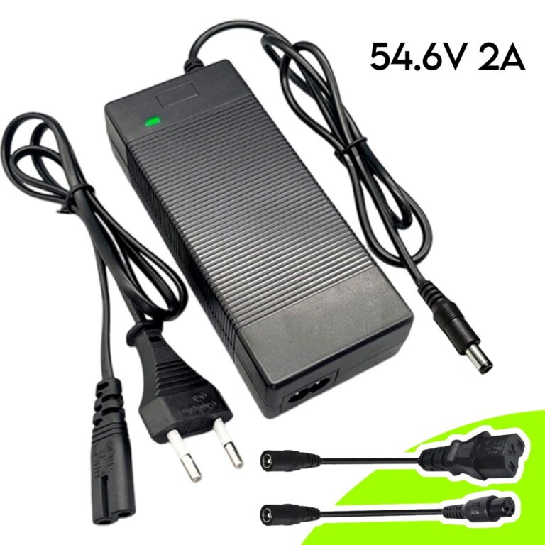 Fonte Carregador 54.6V 2A + 2 Adaptadores 3 Pinos 