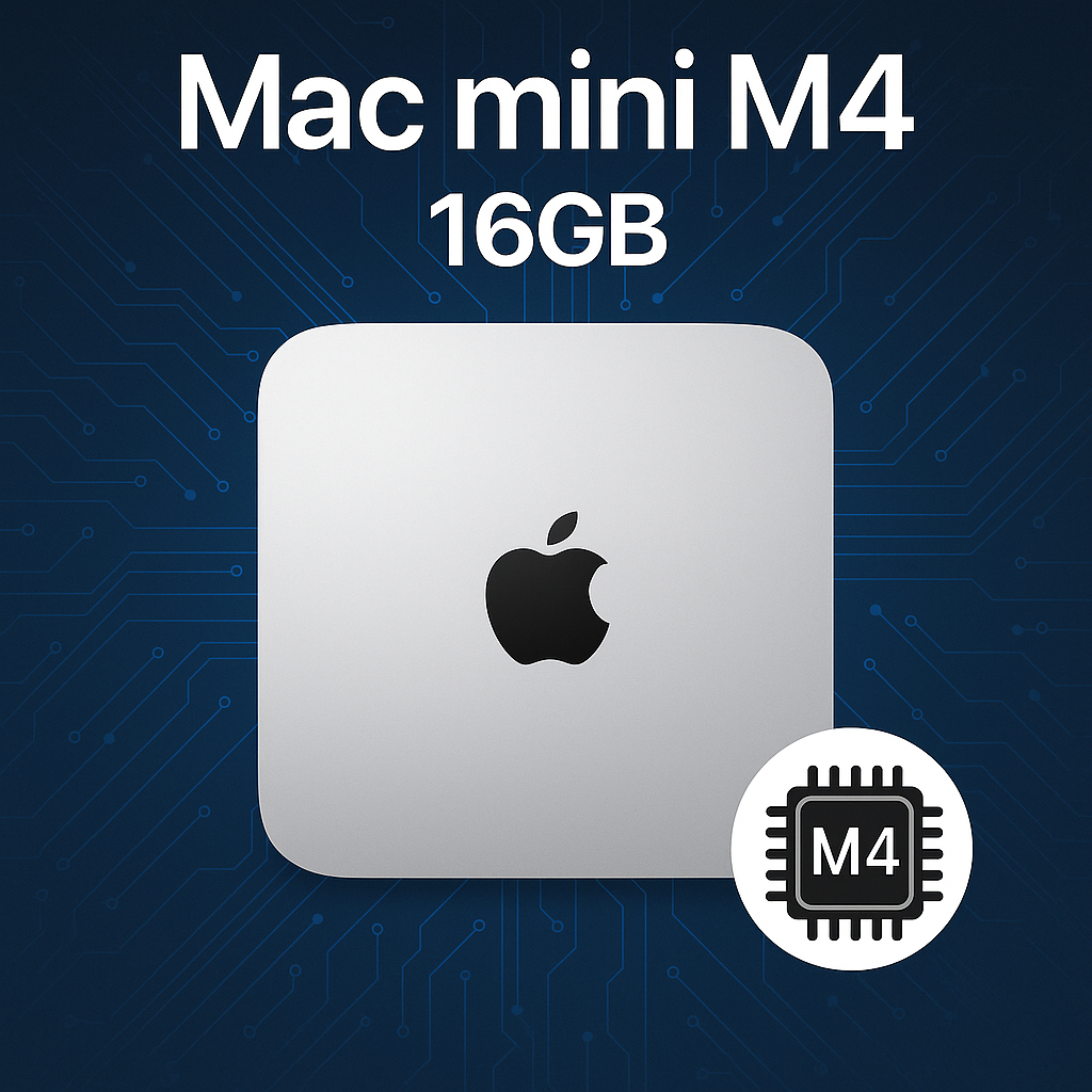 Apple Mac mini M4 16GB RAM 256GB E 512GB SSD Potência e Desempenho em Tamanho Compacto Cor Prata Lac