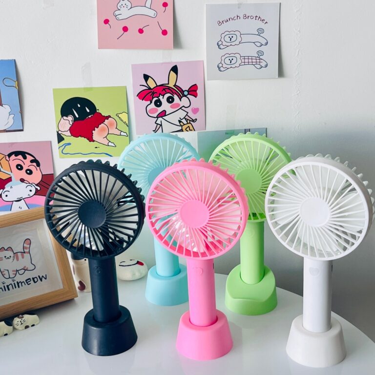Mini Ventilador Recarregável USB Portátil De Mes
