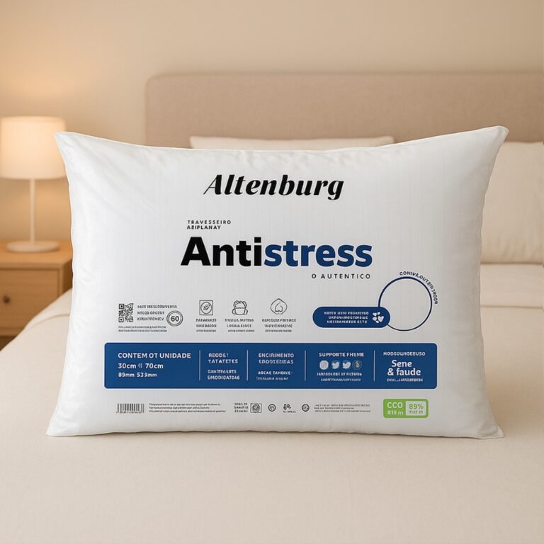 Travesseiro Antistress Com Fios de Carbono Altenbu
