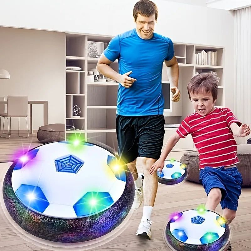 Bola De Futebol Disco Flutuante Luzes E Sons