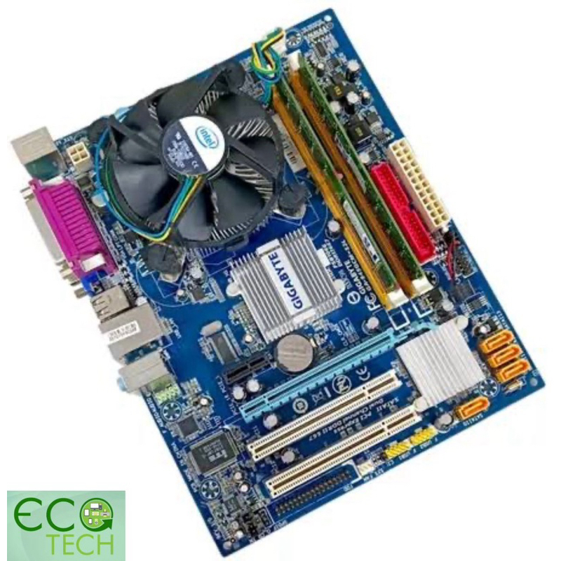KIT 775 DDR2 2 GB DE RAM com COOLER