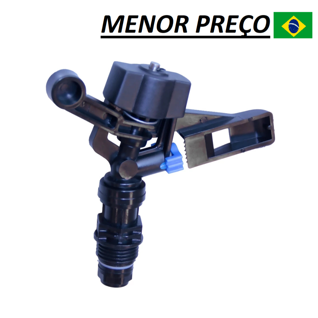 Irrigador Setorial Aspersor Horta Jardim 2 Bicos 1/2 Irrigação