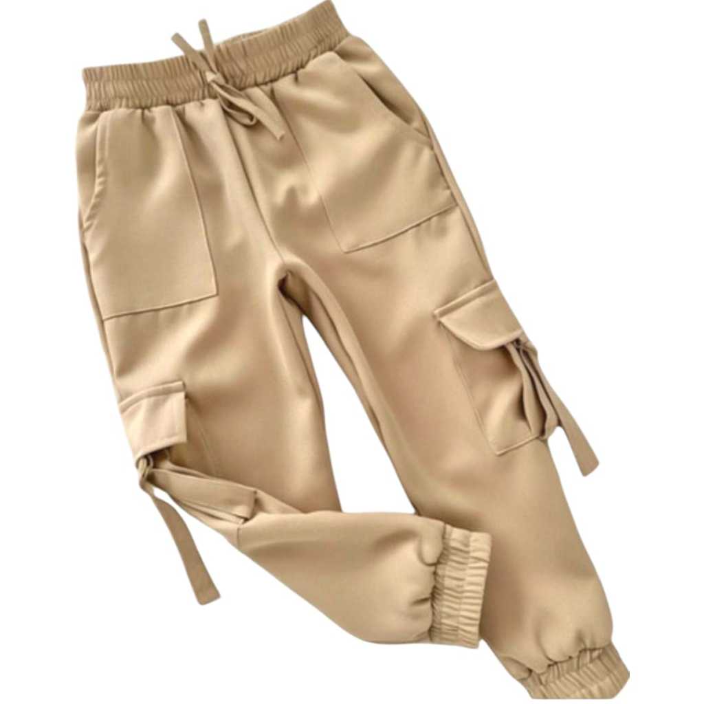 Calça Jogger Cargo Infantil  E Juvenil 4,6,8,10,12,14,16 De Alfaiateria Premium Moda Blogueirinha