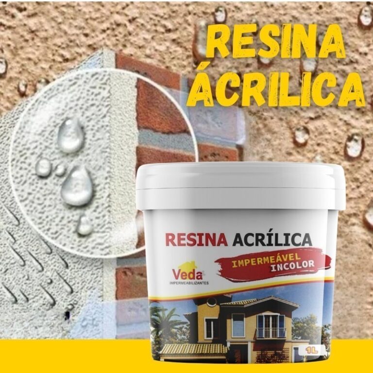 Veda + Resina Acrílica 1L Impermeabilizante e Rev