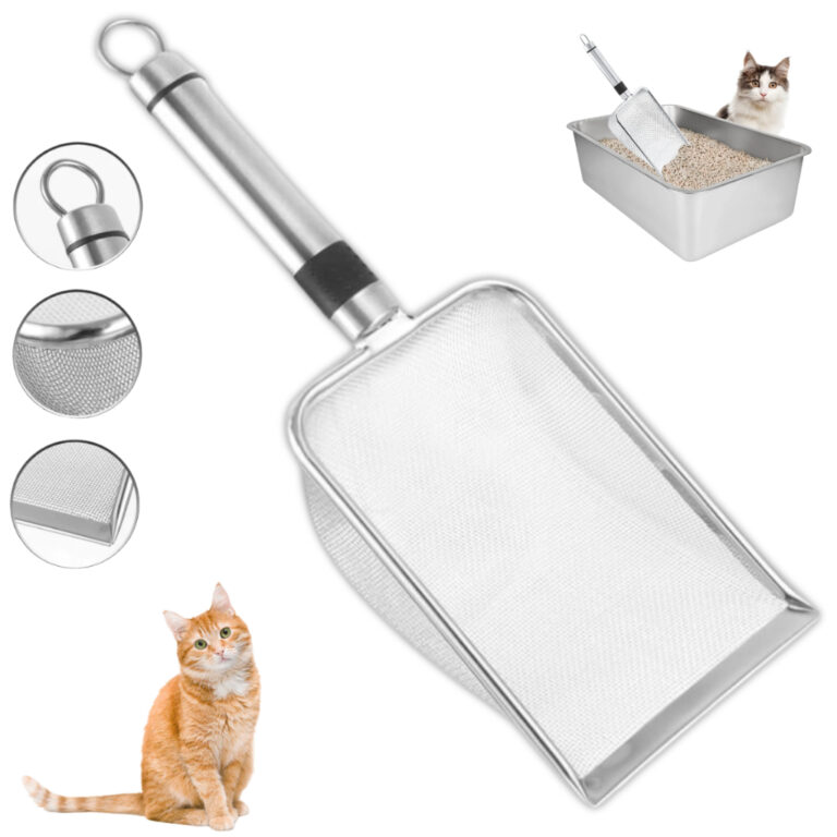 Pá Higiênica Prática De Areia para Gatos Peneir