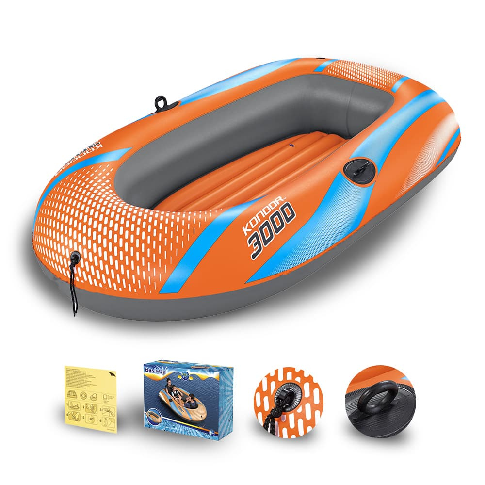 Bote Inflável 3 Pessoas Kondor 3000 Suporta 185kg Bestway