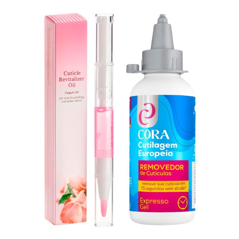 Kit Cuidado Unhas Cora Removedor De Cutícula Ráp