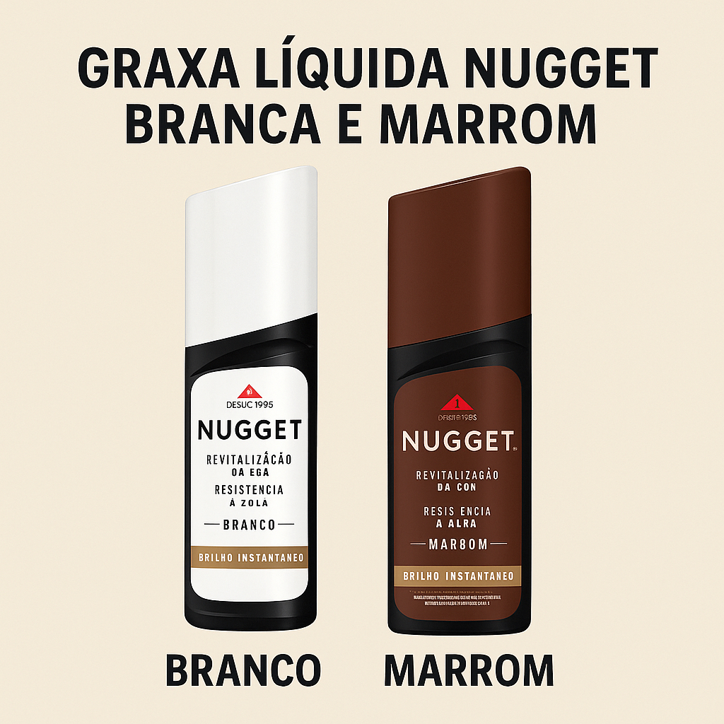 Graxa Líquida Nugget | Polidor de Sapato Líquido Nugget 60ML