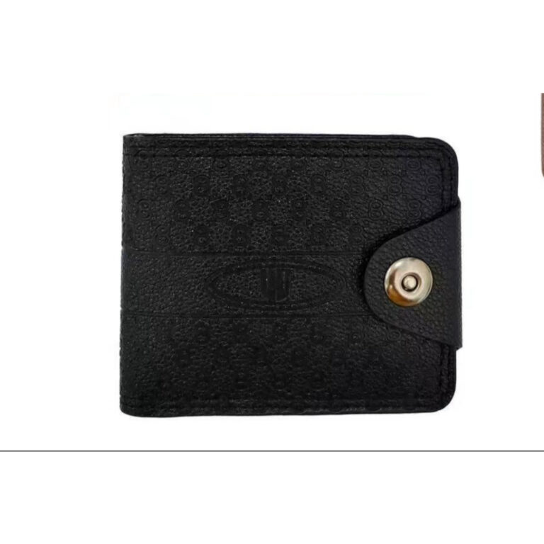NOVO Carteira Masculina Com Botão Porta Documento