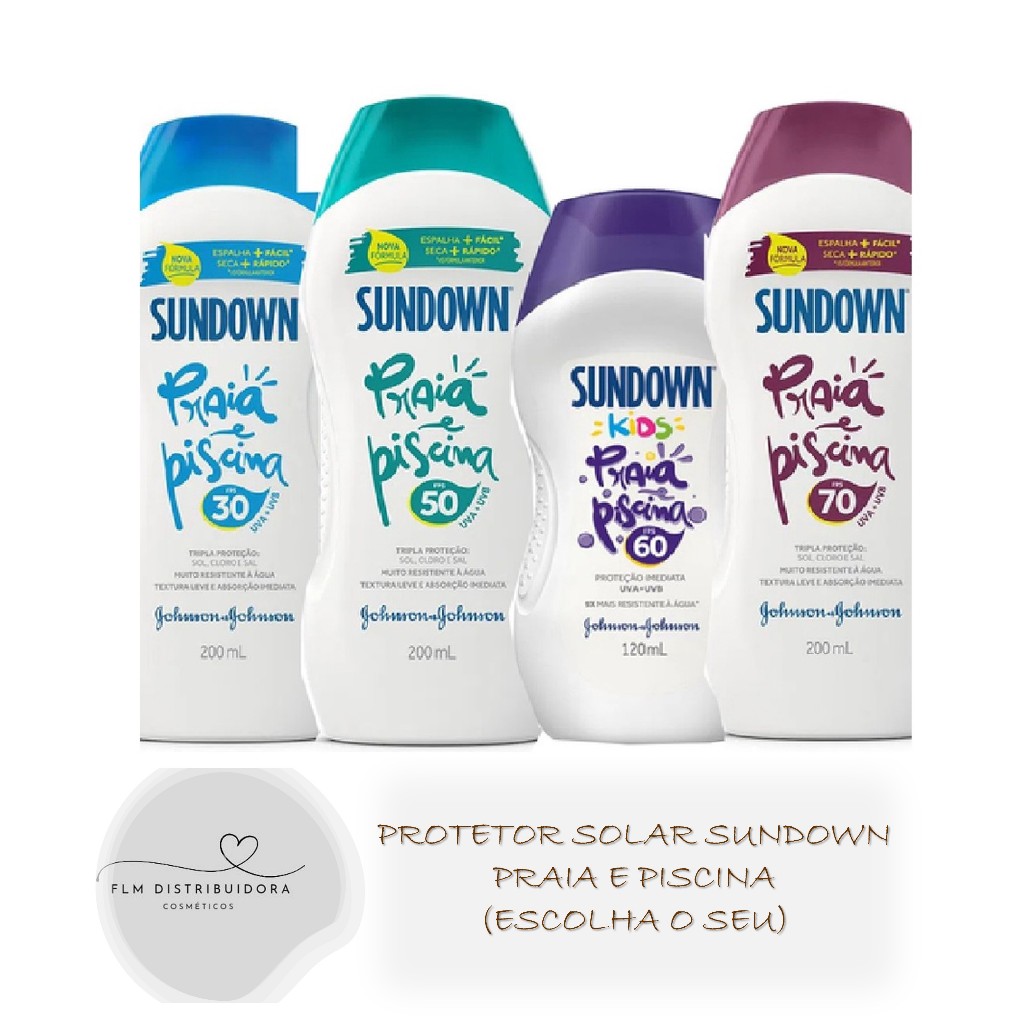 Protetor Solar Sundown Praia e Piscina (Escolha o seu)