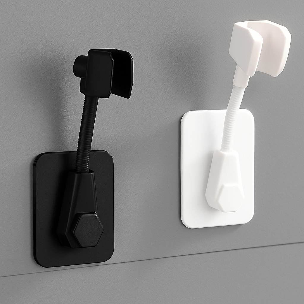 Suporte Chuveirinho autoadesivo de Plastico Flexivel Gatilho de Ducha Higiênica Chuveiro Banheiro