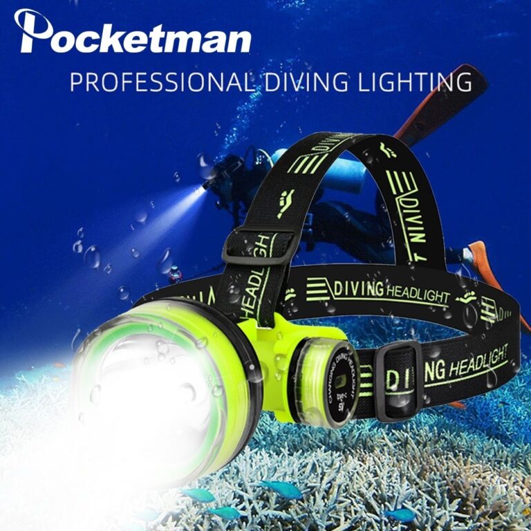 Lanterna De Cabeça De Mergulho Pocketman Farol Su