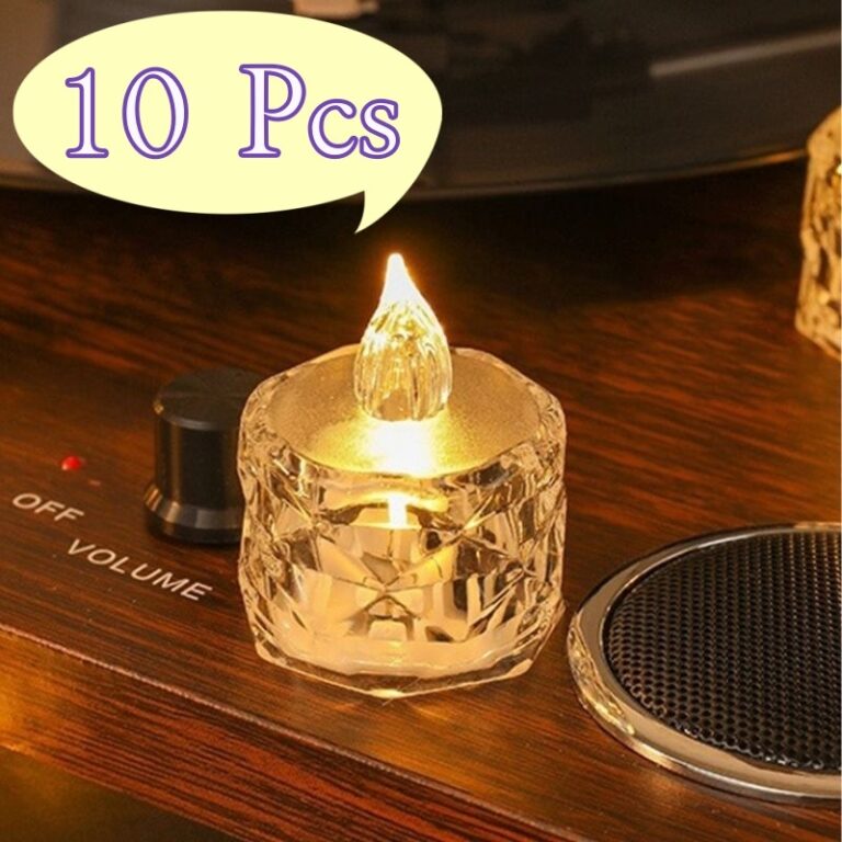 Kit 10 Mini Velas Luz Led Eletrônica Decorativa C
