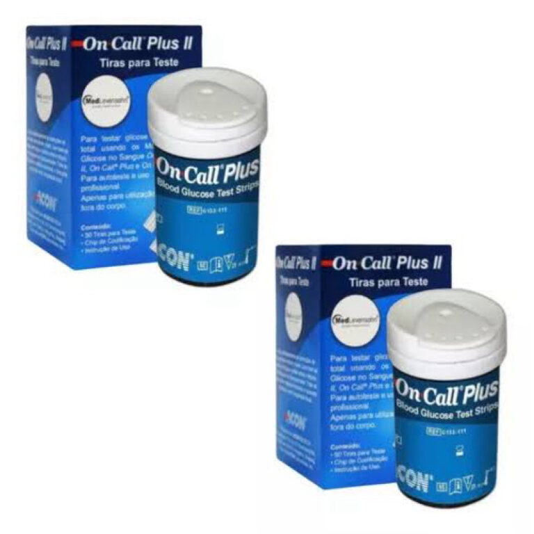 Kit 100 Tiras Para Medir Glicose