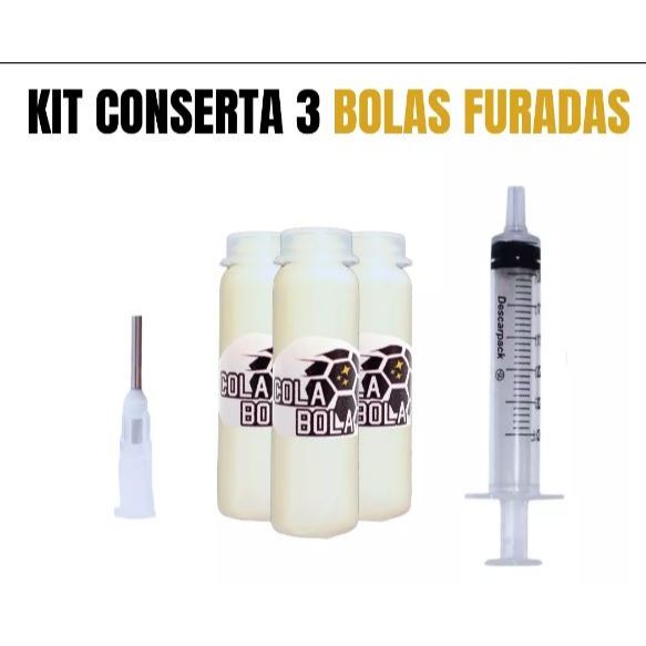 Colabola – 3 Kits Selantes Para Conserto De 