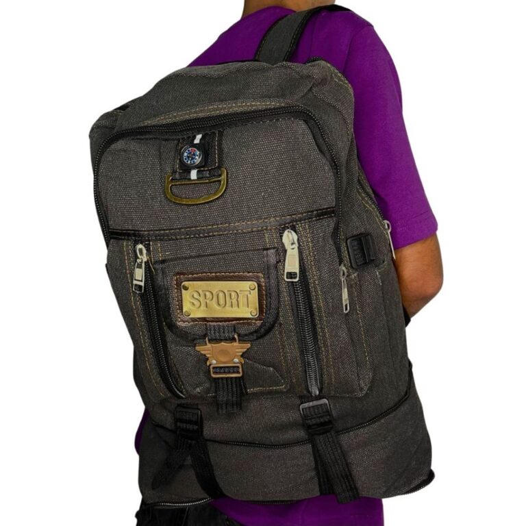 Mochila Masculina Lona 50 Litros Viagem Passeio Mo